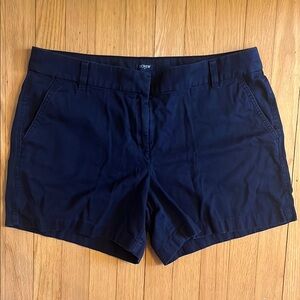 J. Crew Factory Navy Chino Shorts